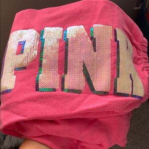 LOVE VS Hot Pink Sweatpants